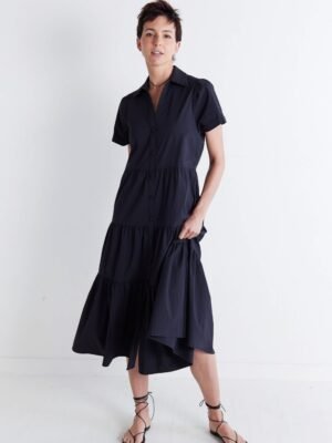 Breaking Free Long Poplin Dress