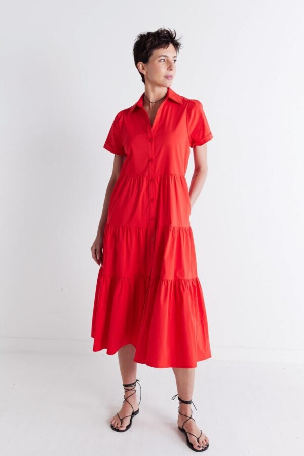 Breaking Free Long Poplin Dress