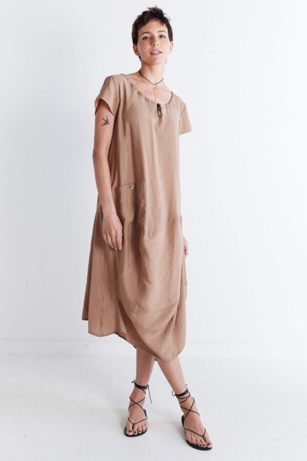 Comfort Zone Asymmetric Dress