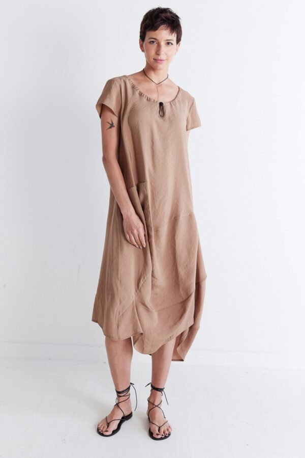 Comfort Zone Asymmetric Dress