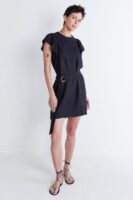 Embroidered Crete Short Dress