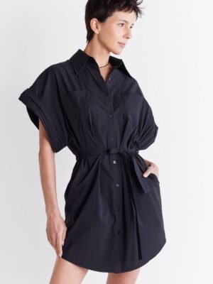 The Wide Sleeve Poplin Dress